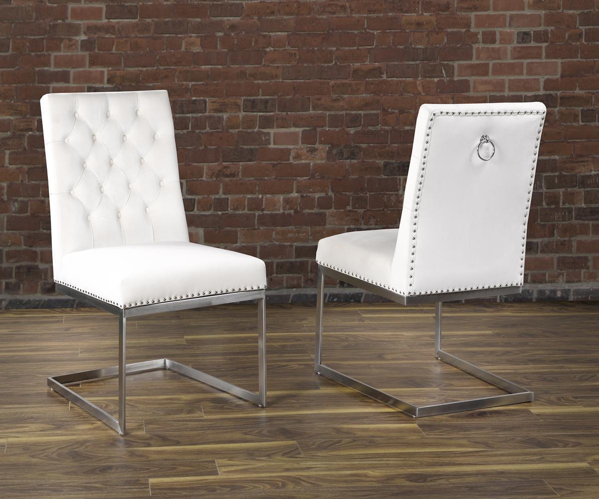 Megan Chairs Beige Set of 2 F3504-BE