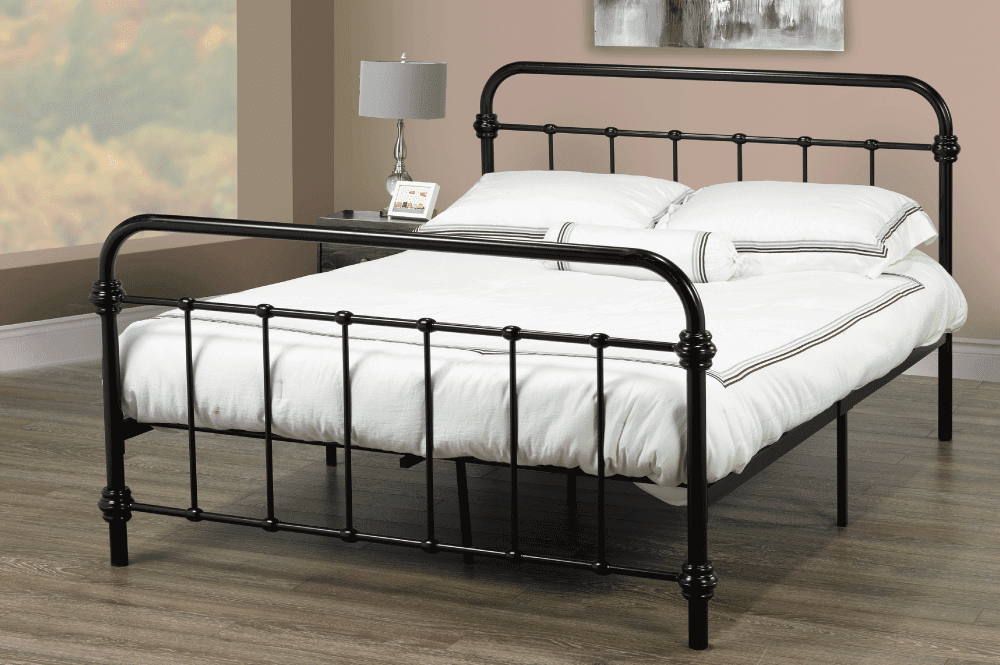 Black Metal Bed T2335B
