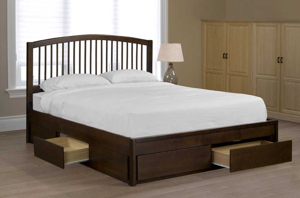 Storage Bed with Headboard T-2370