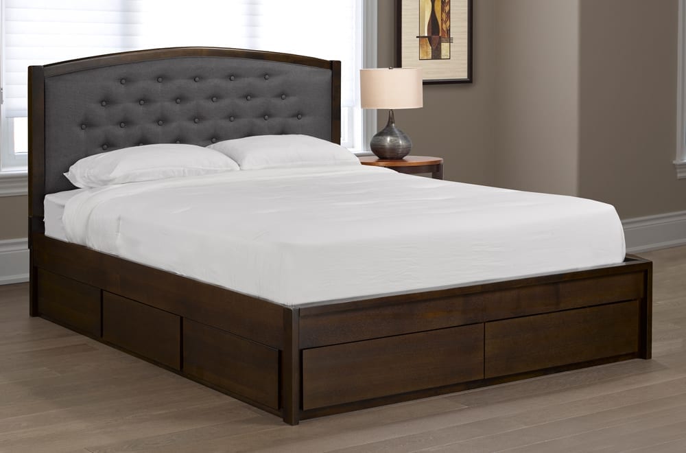 Storage Bed with Headboard T2376