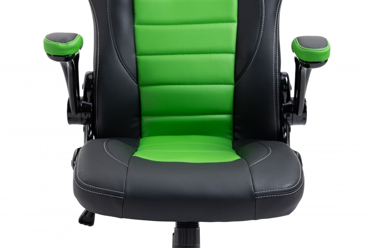 Black/Green Office Chair 3807