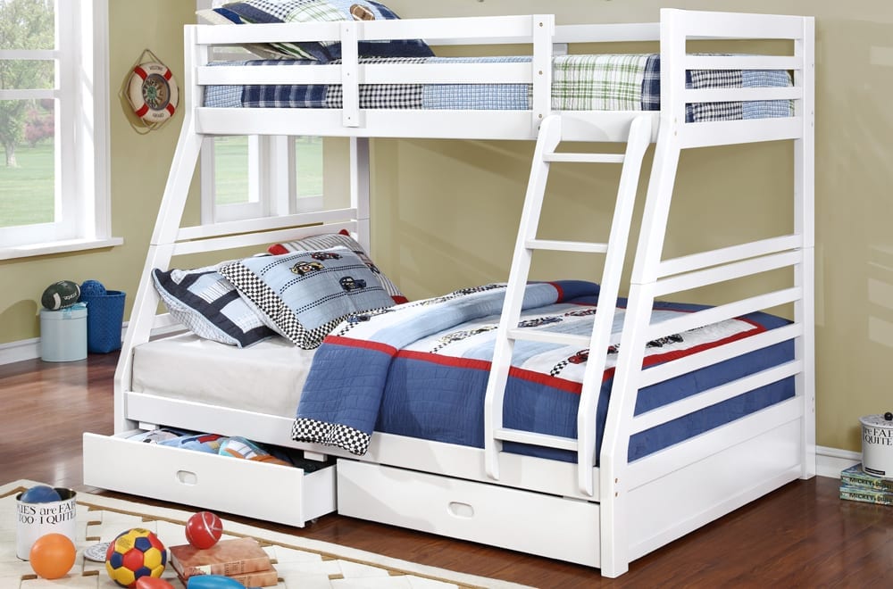 Bunk Bed White 2700