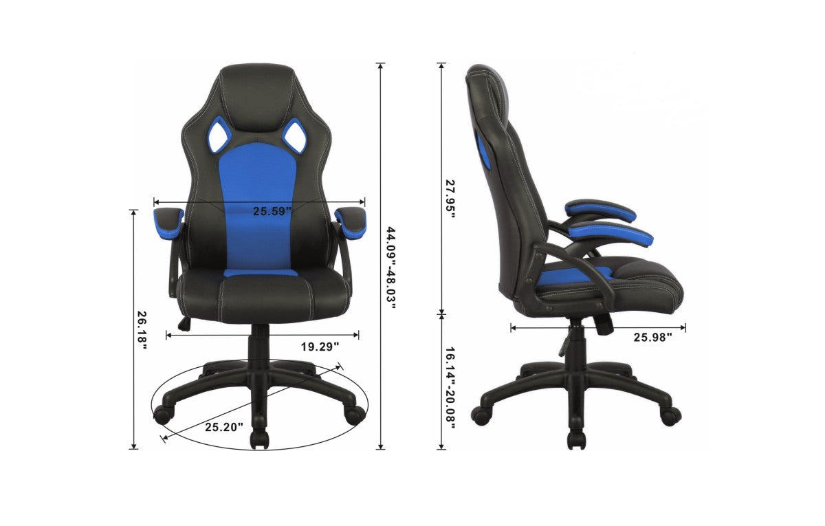 Office Chair Black/Blue 5201
