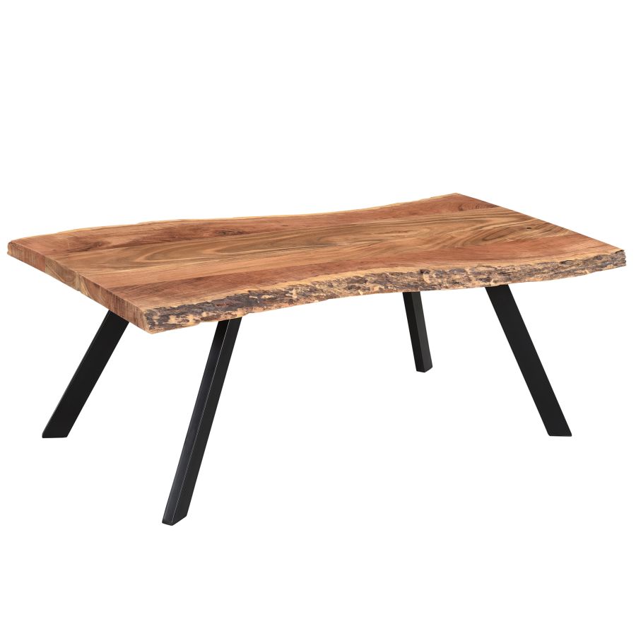 Virag Coffee Table in Natural and Black 301-571NT
