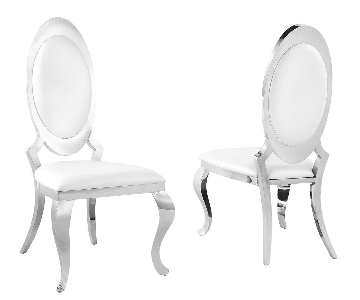 Divina Chairs White Y851-WH Set Of 2