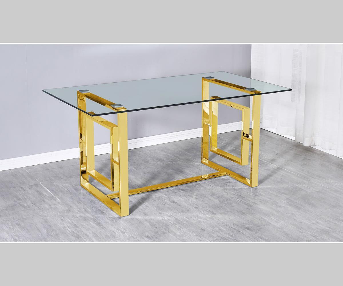 Livya Dining Table Gold DT-019-GL