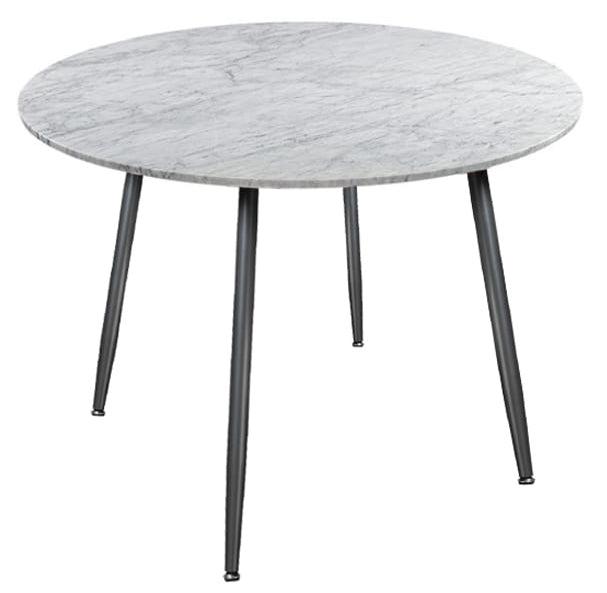 Faux Marble Round Dining Table T 3485