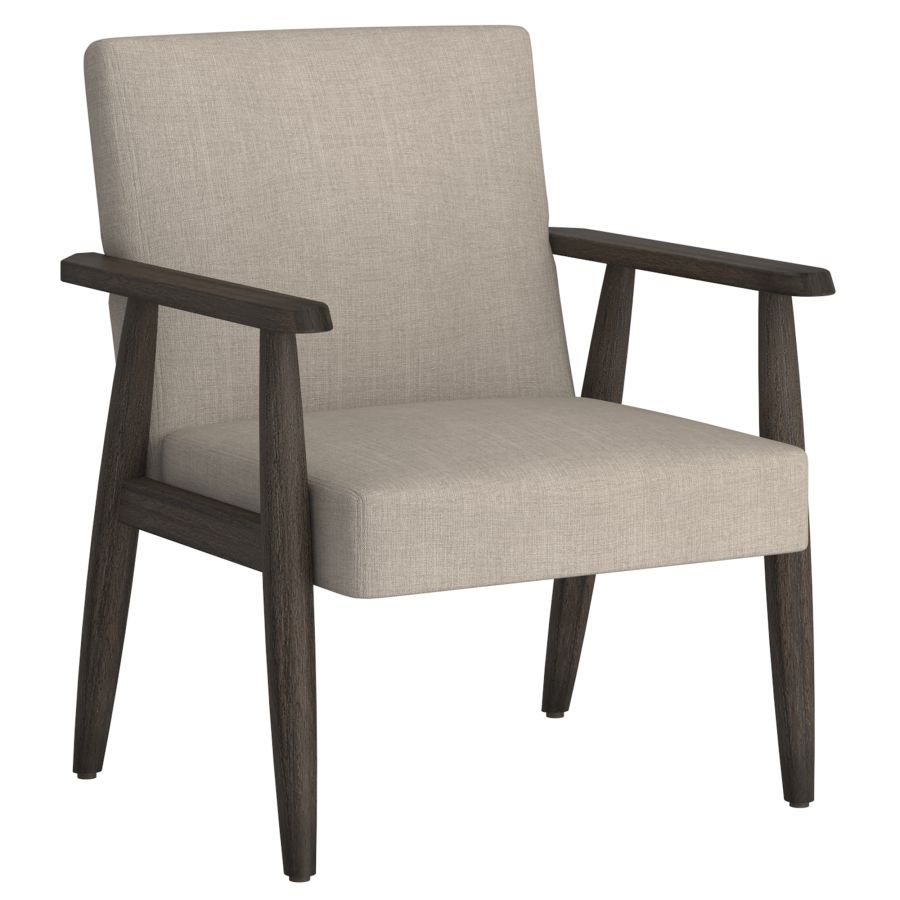 Huxly Accent Chair in Beige and Weathered Brown 403-588BG