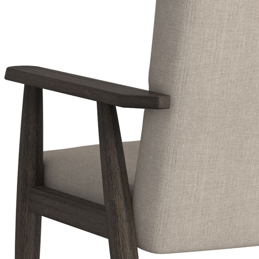 Huxly Accent Chair in Beige and Weathered Brown 403-588BG