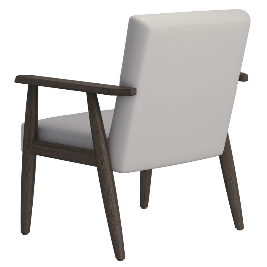 Wilder Accent Chair in Grey-Beige and Weathered Brown 403-589GB