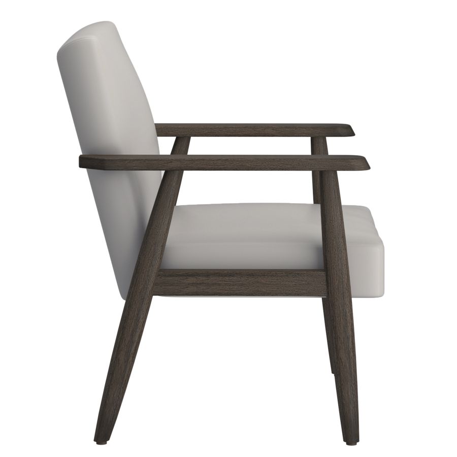 Wilder Accent Chair in Grey-Beige and Weathered Brown 403-589GB