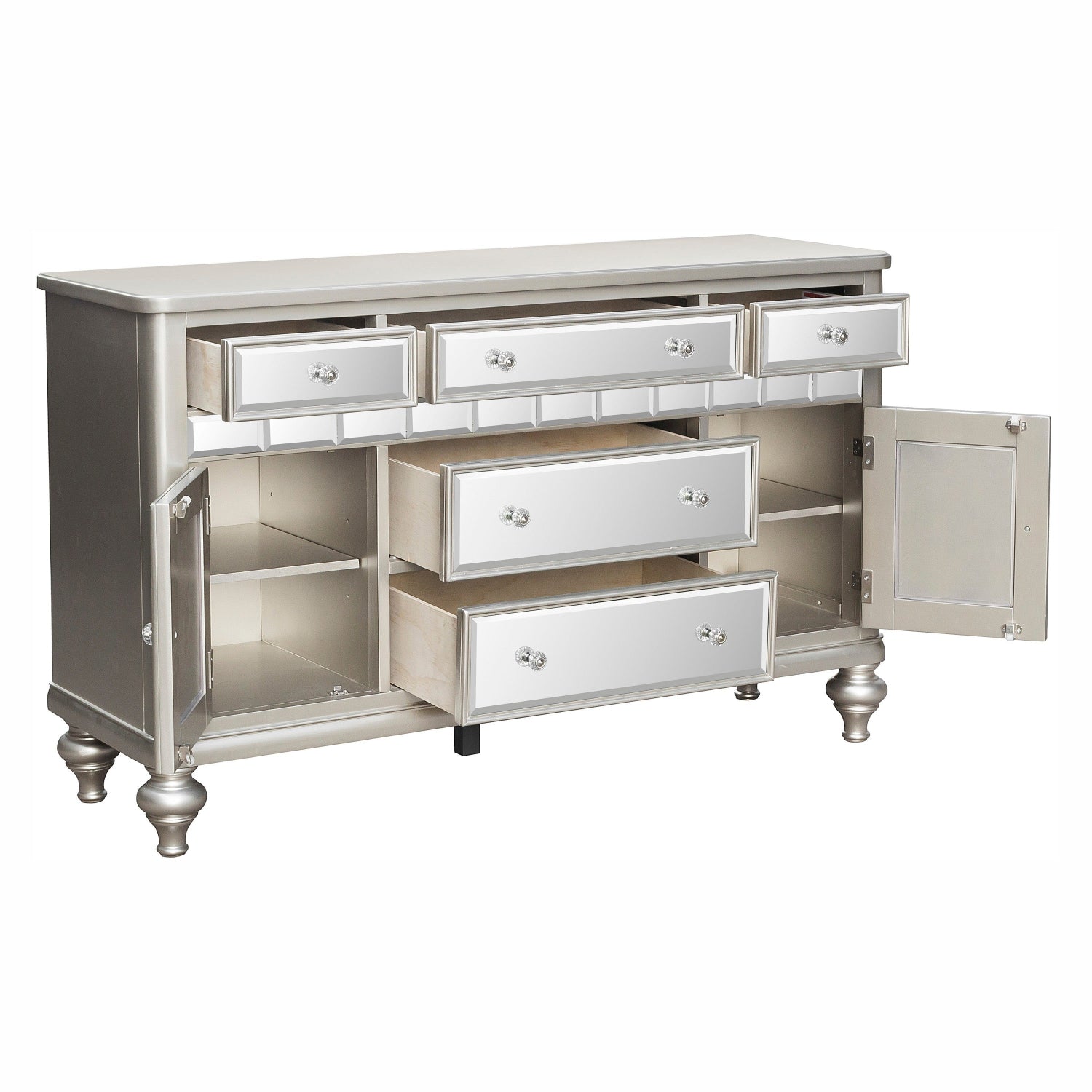 Wooden Silver server