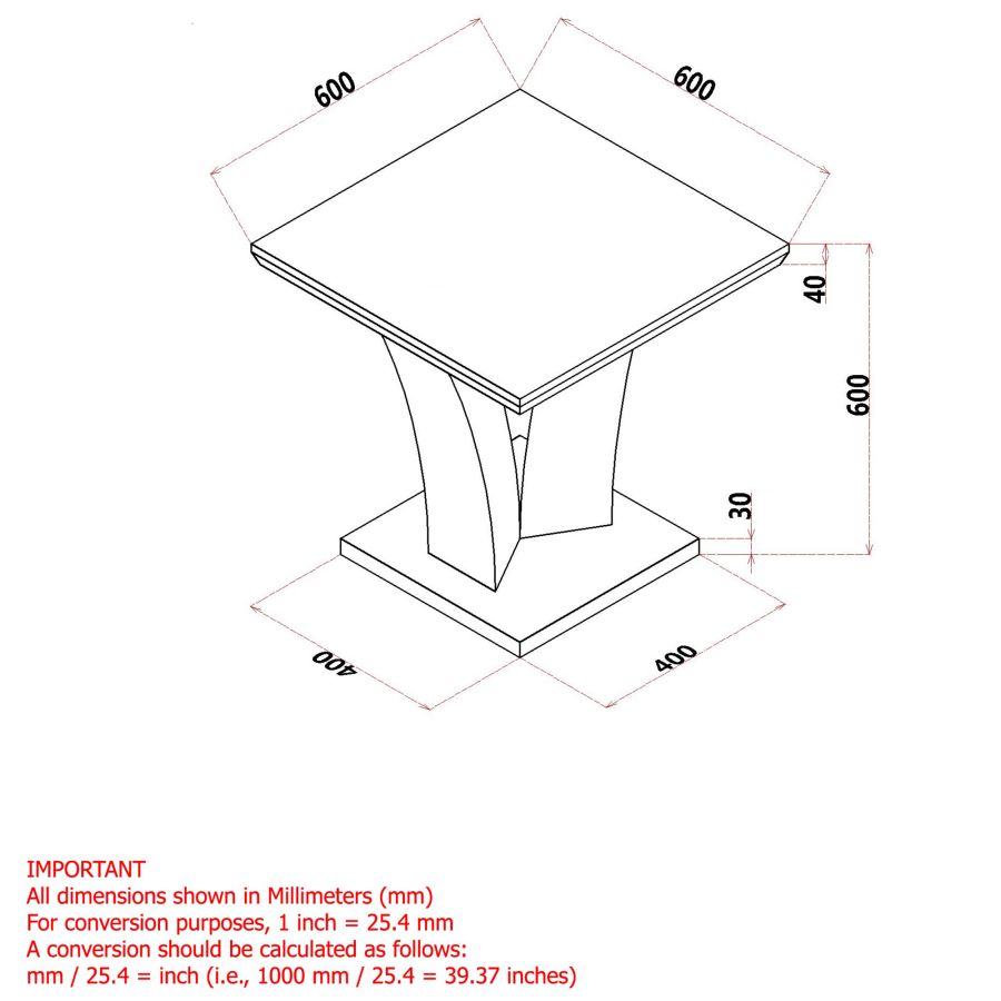 Napoli Accent Table in Light Grey 501-545GY