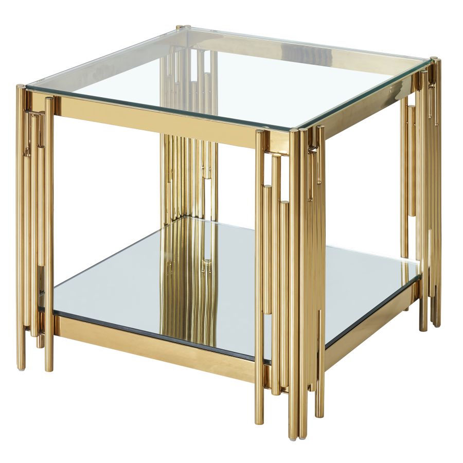 Estrel Large Accent Table in Gold 501-630GL_L