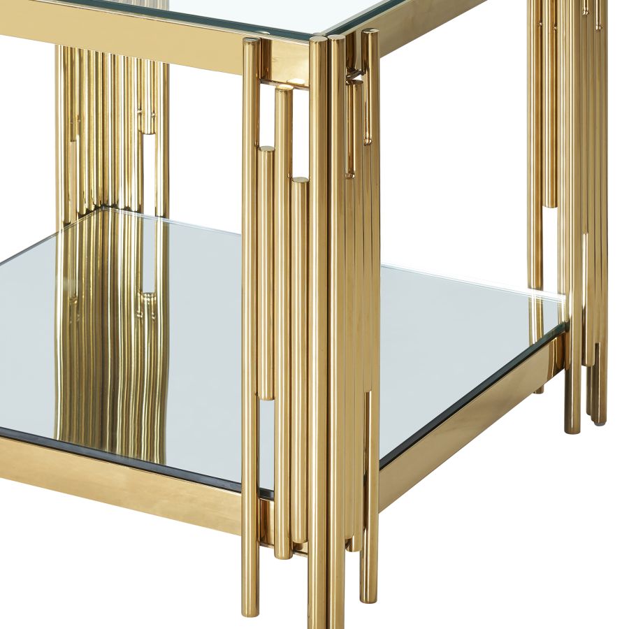 Estrel Large Accent Table in Gold 501-630GL_L