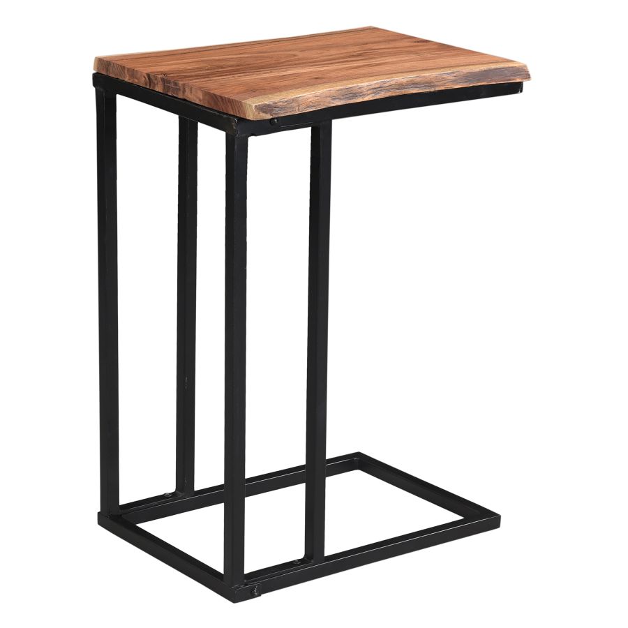 Jivin Accent Table in Natural and Black  501-676NAT