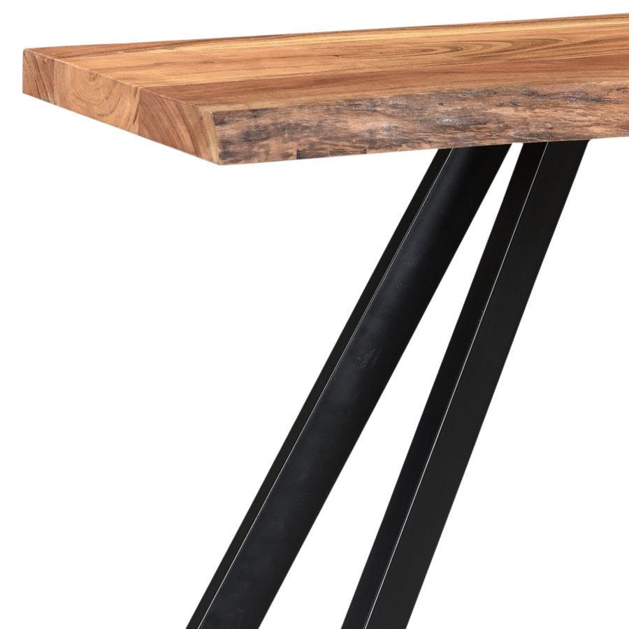 Virag Console/Desk in Natural and Black 502-571NT