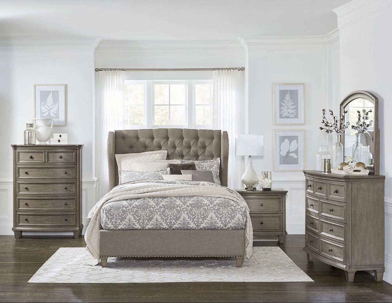Grey bedroom set