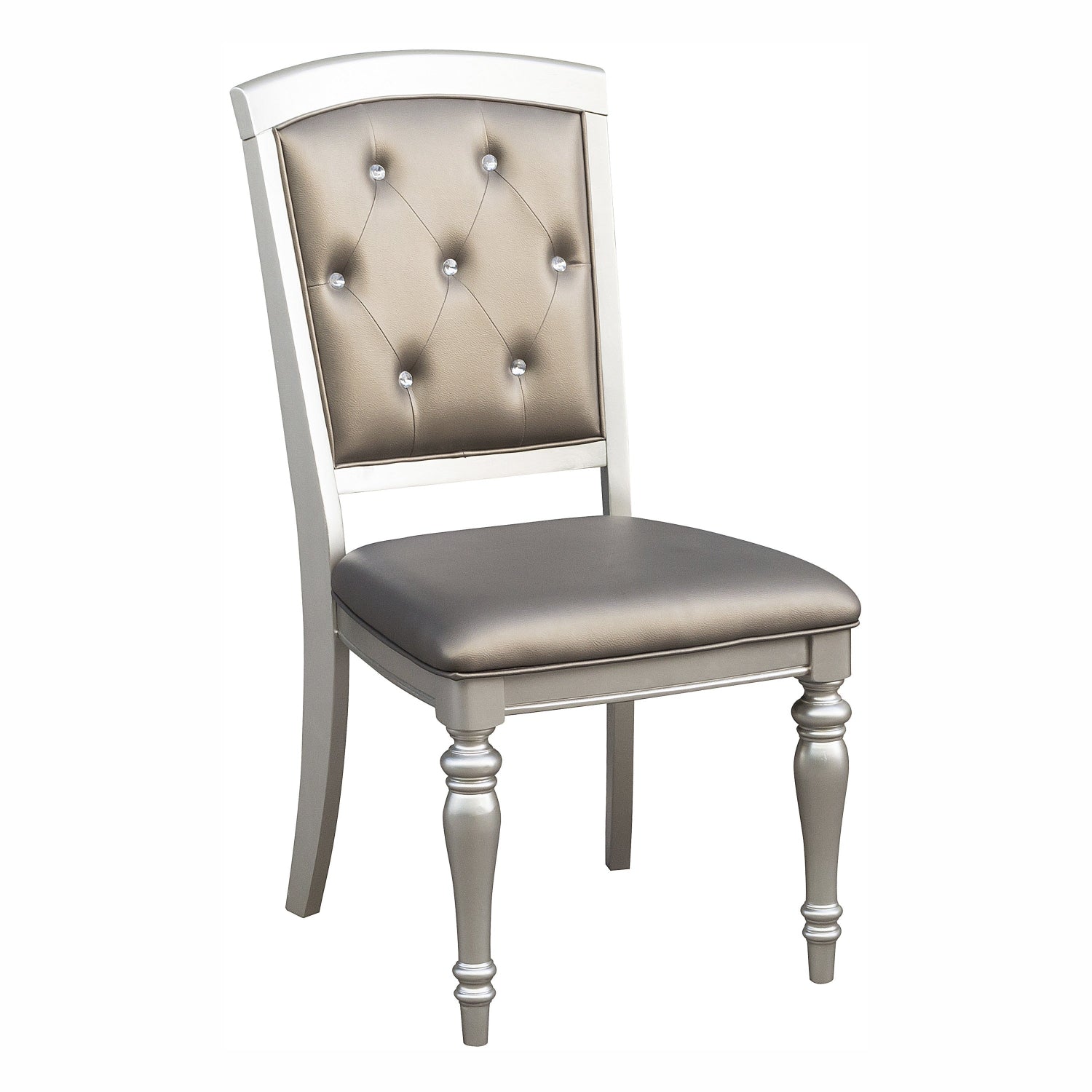 Silver Wooden Dining Chair