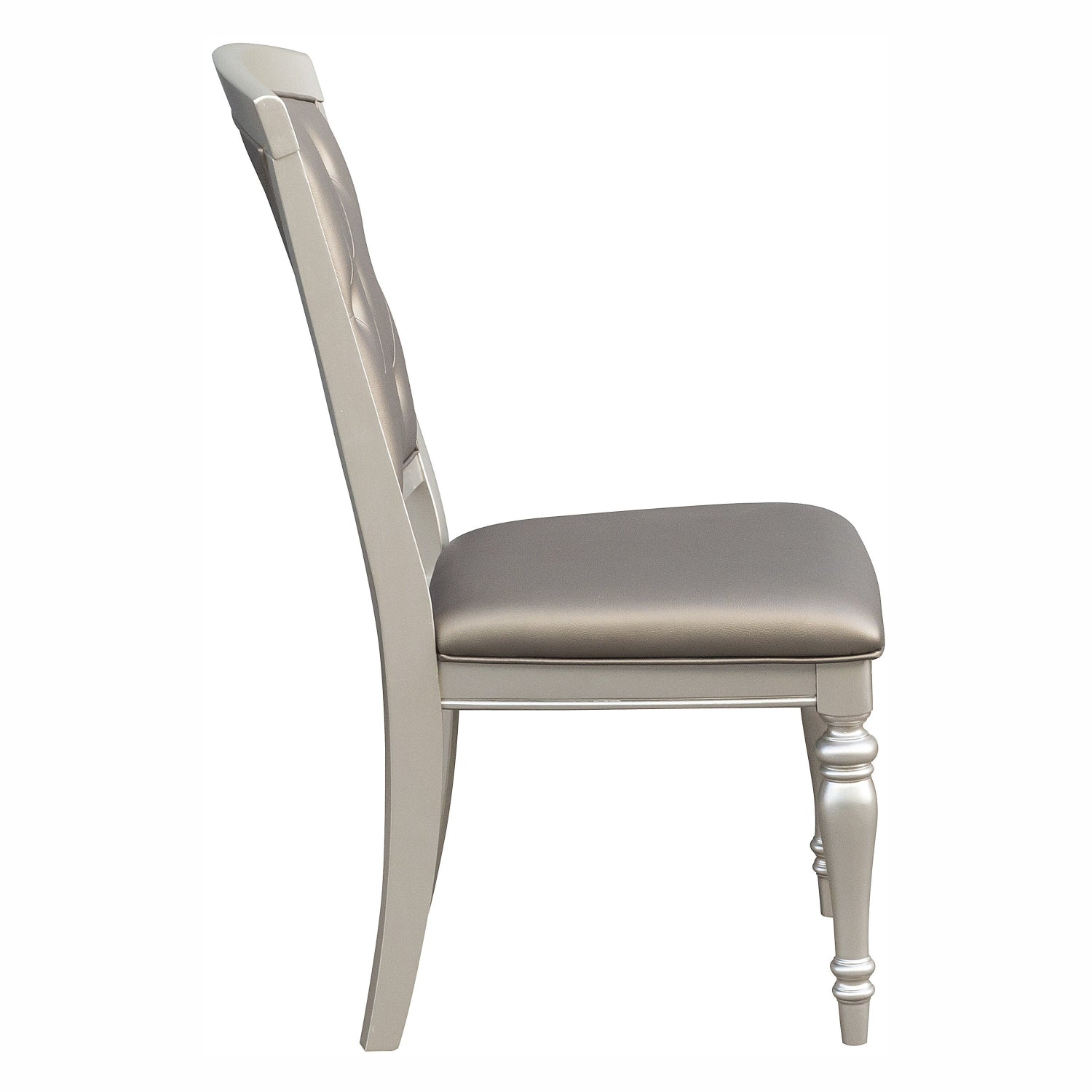 Silver Wooden Dining Chair