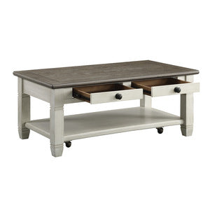 Granby Coffee Table w/Casters & 2 Drawers 5627