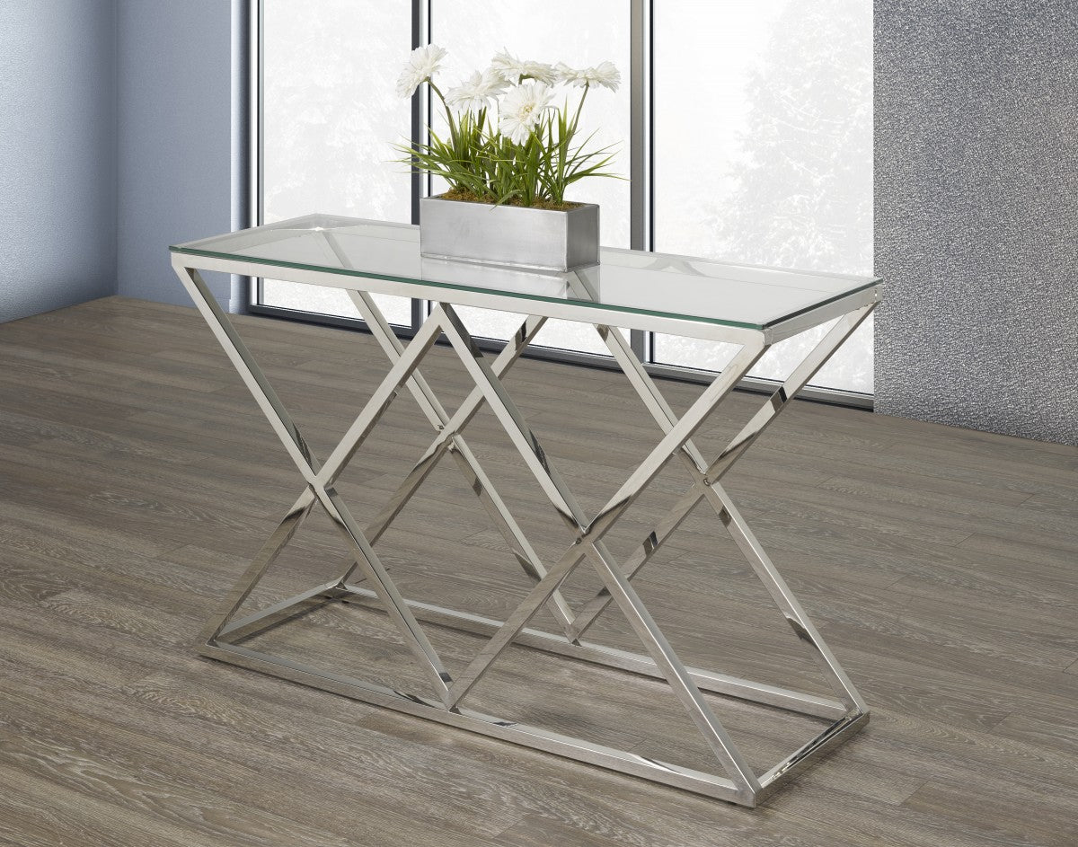 Silver Sofa Table STC-007-D