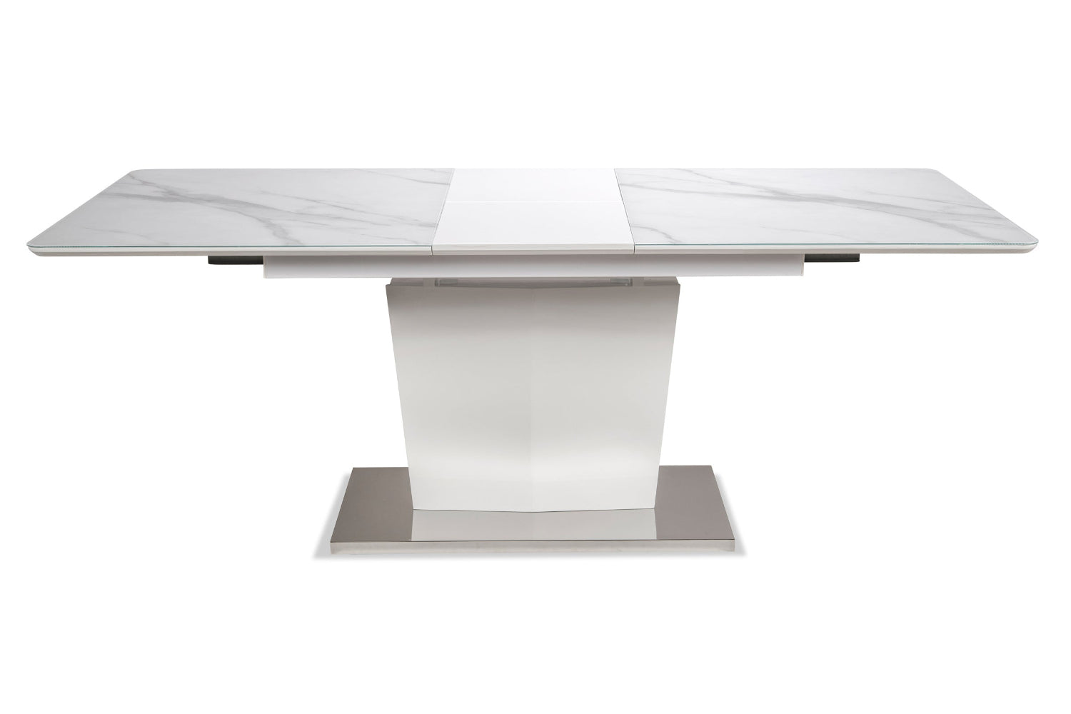 Faux Marble White Dining Table