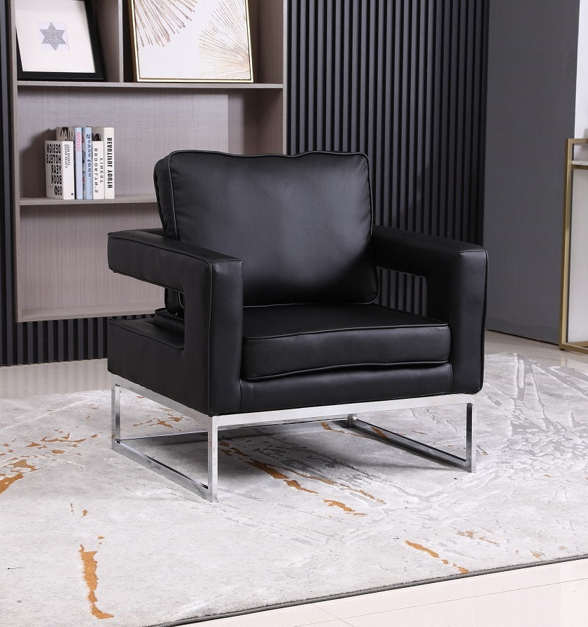 Black Accent Chair IF 6860