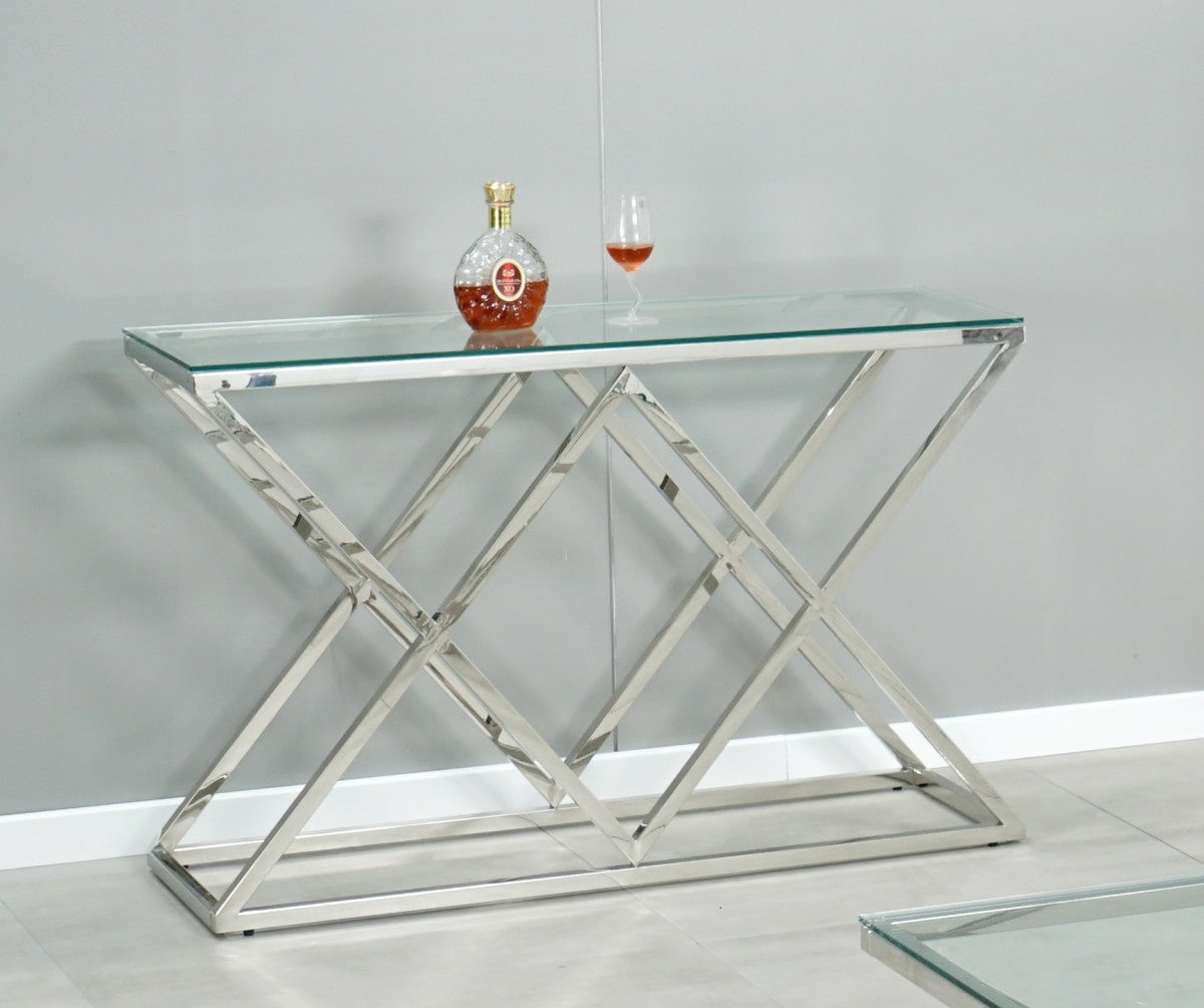 Silver Sofa Table STC-007-D