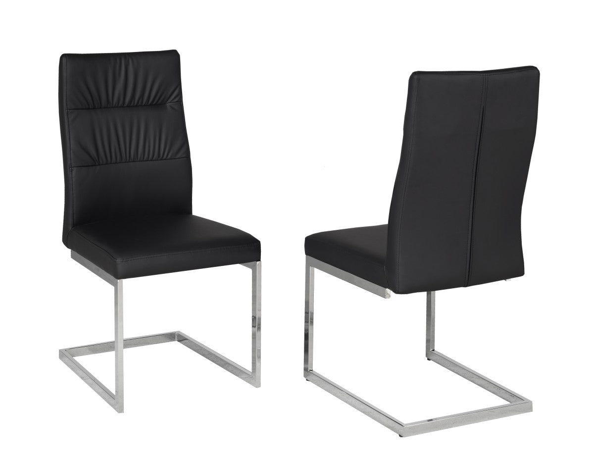 Dining Chair C-1175BLK SIL (Set of 2)