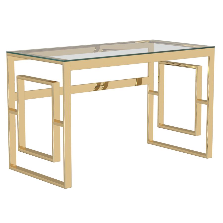 Eros Desk in Gold 801-482GL