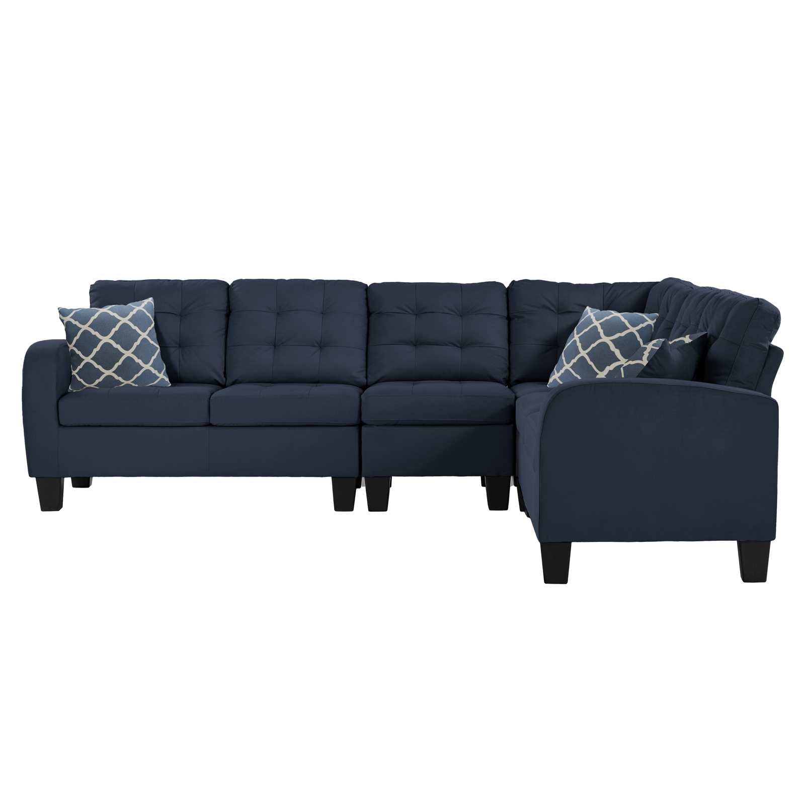 Sinclair Reversible Sectional Sofa Blue 8202