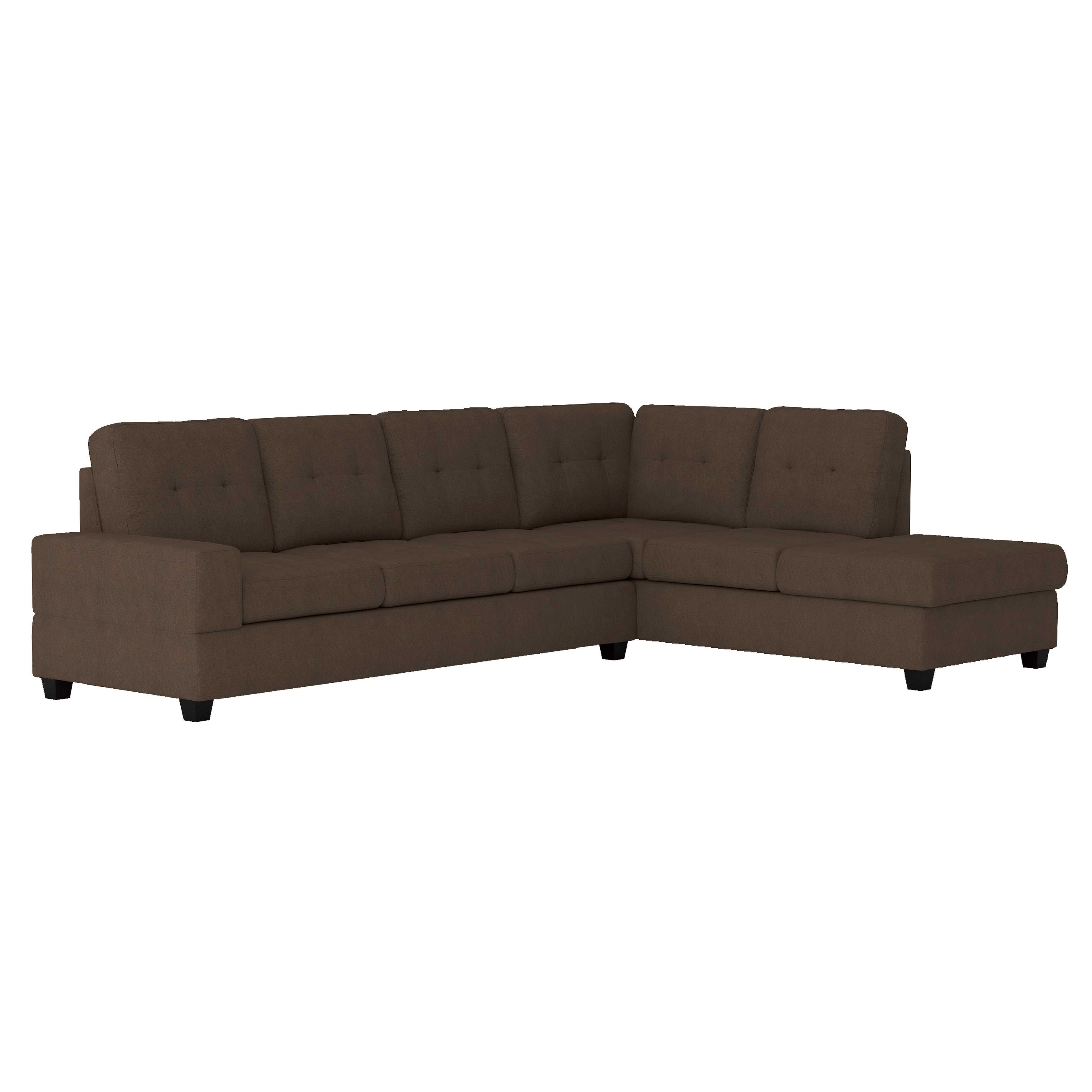 Maston Reversible Sectional Sofa Collection Chocolate 9507