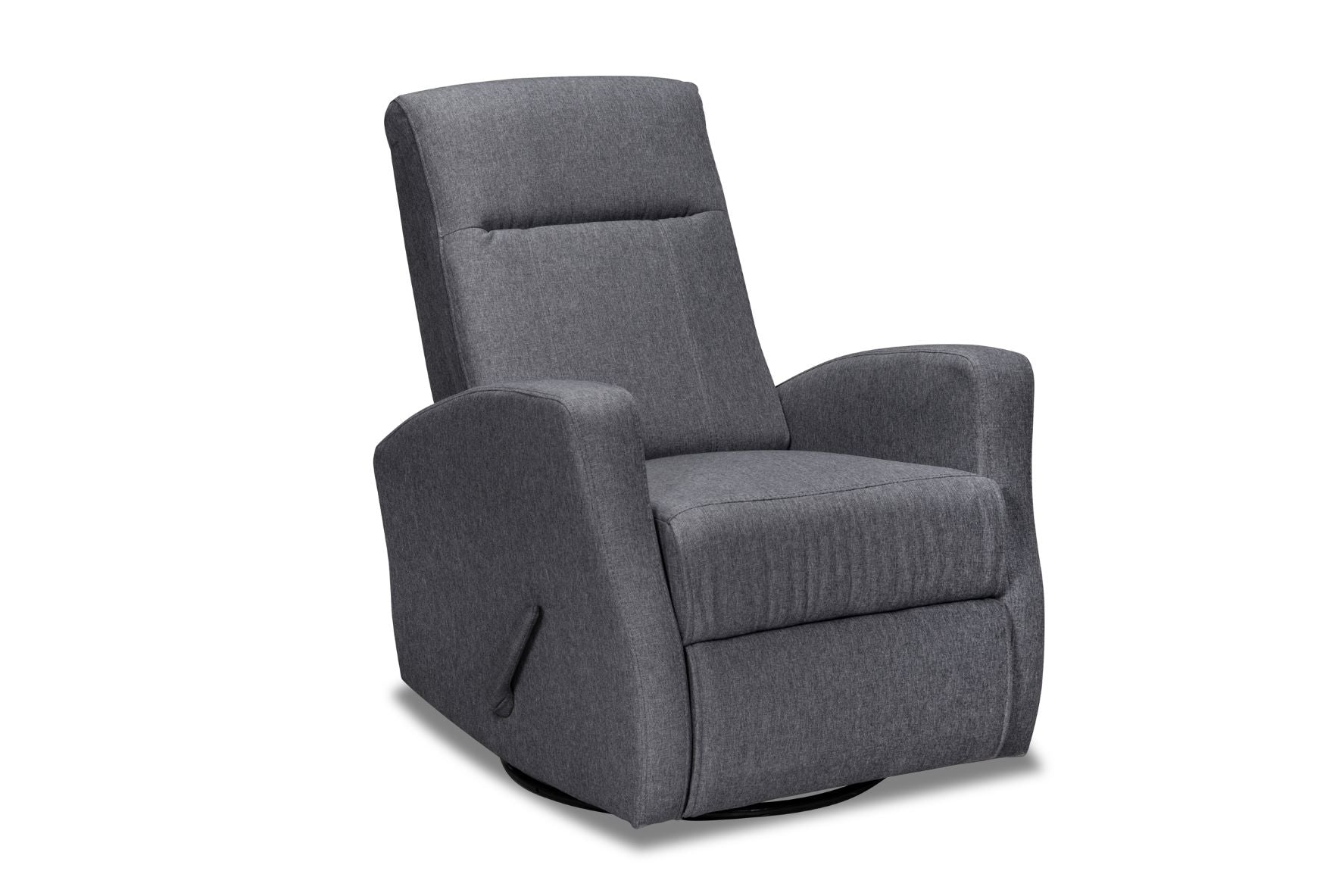 Swivel Glider Recliner Grey 9807