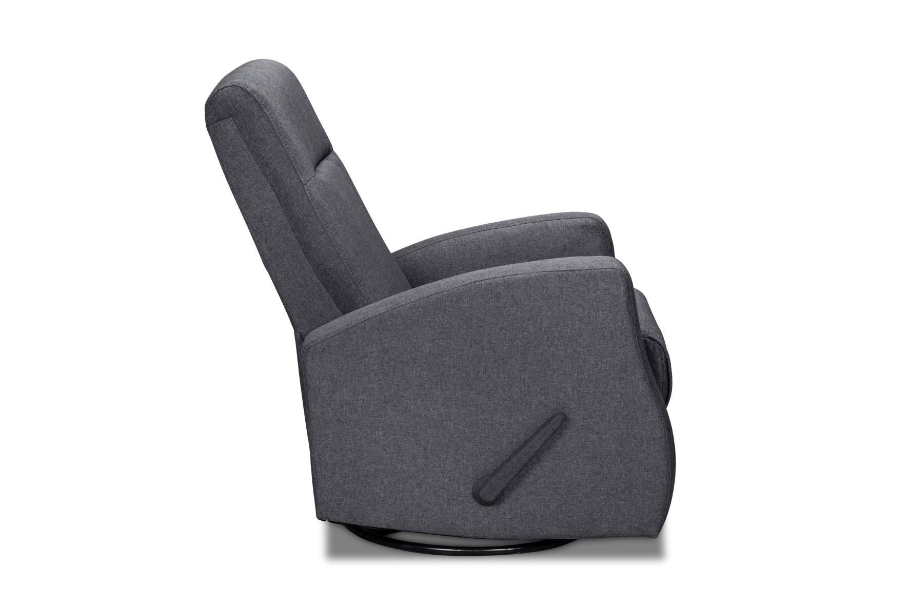 Swivel Glider Recliner Grey 9807