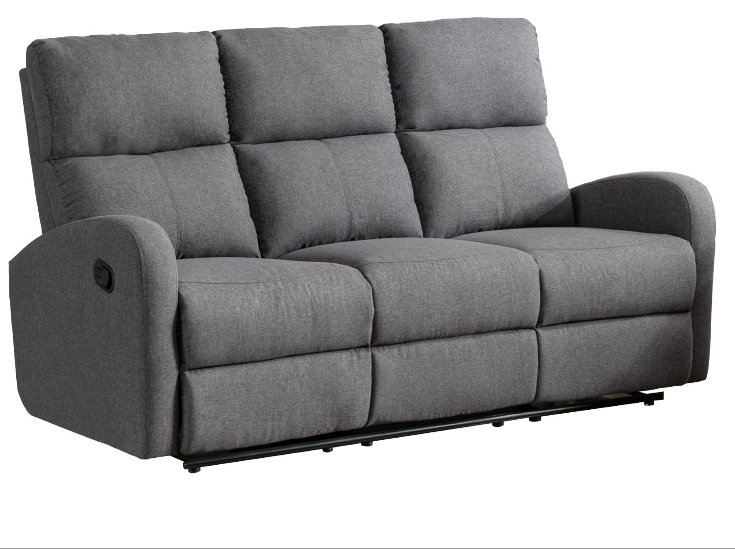 Ferdinand Grey Fabric Recliner Sofa 99064