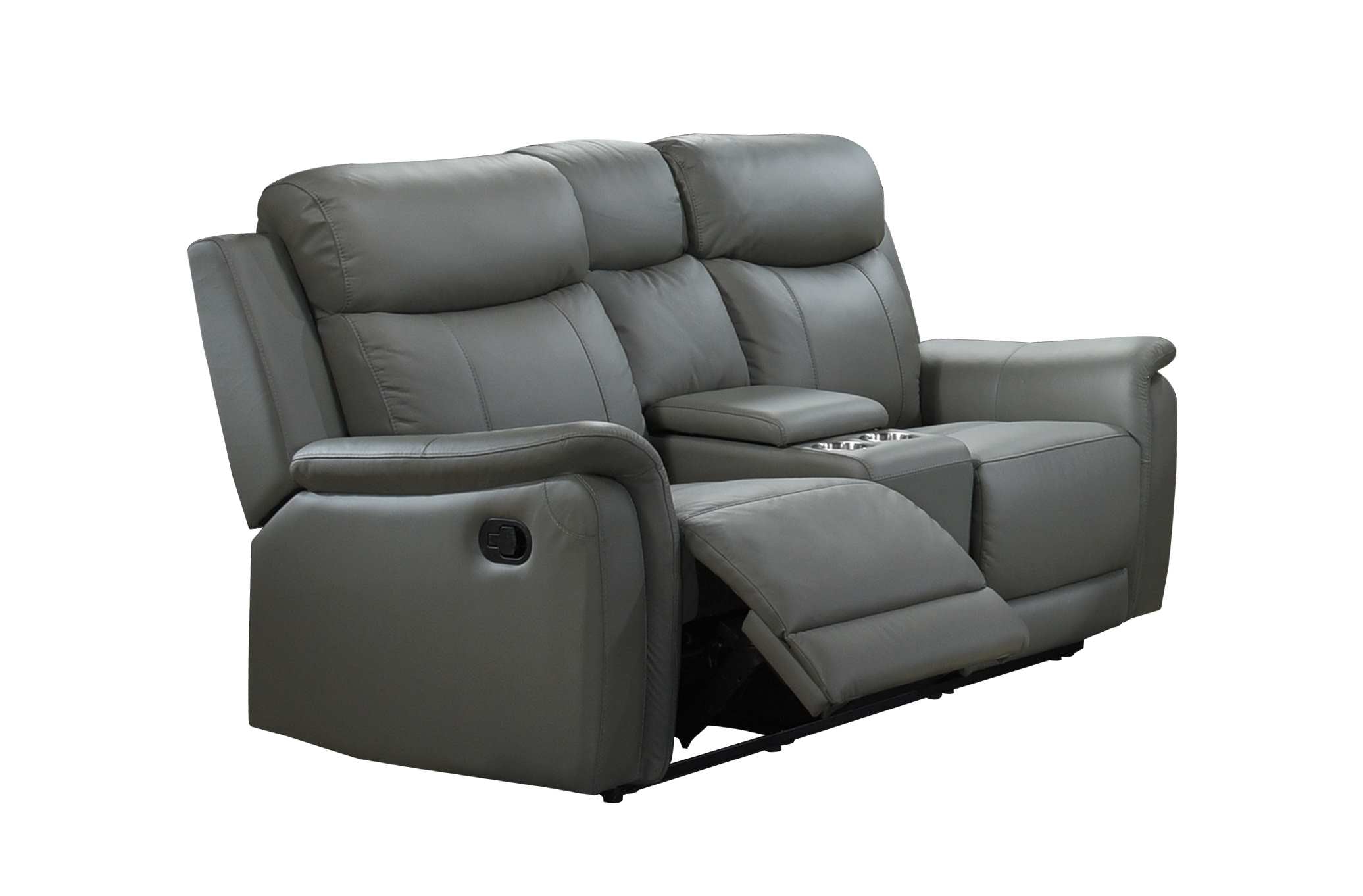 Cyrus Top Grain Leather Reclining Sofa Collection Grey 99840