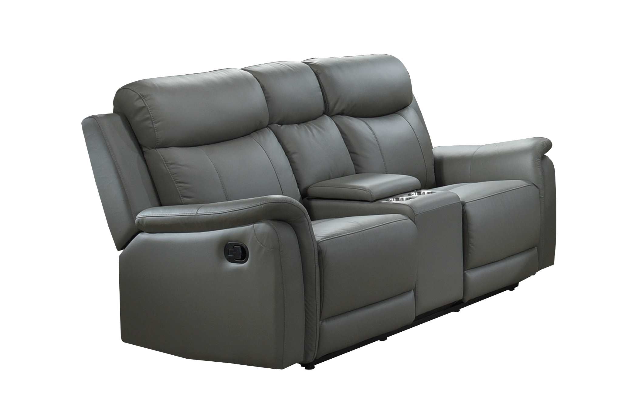 Cyrus Top Grain Leather Reclining Sofa Collection Grey 99840