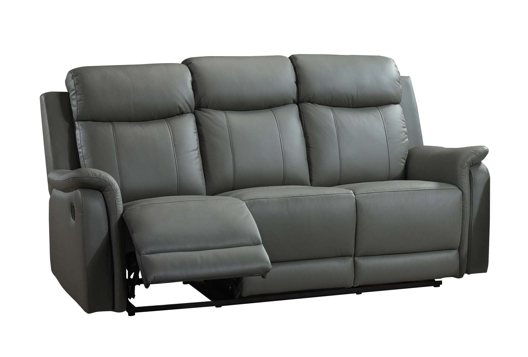 Cyrus Top Grain Leather Reclining Sofa Collection Grey 99840