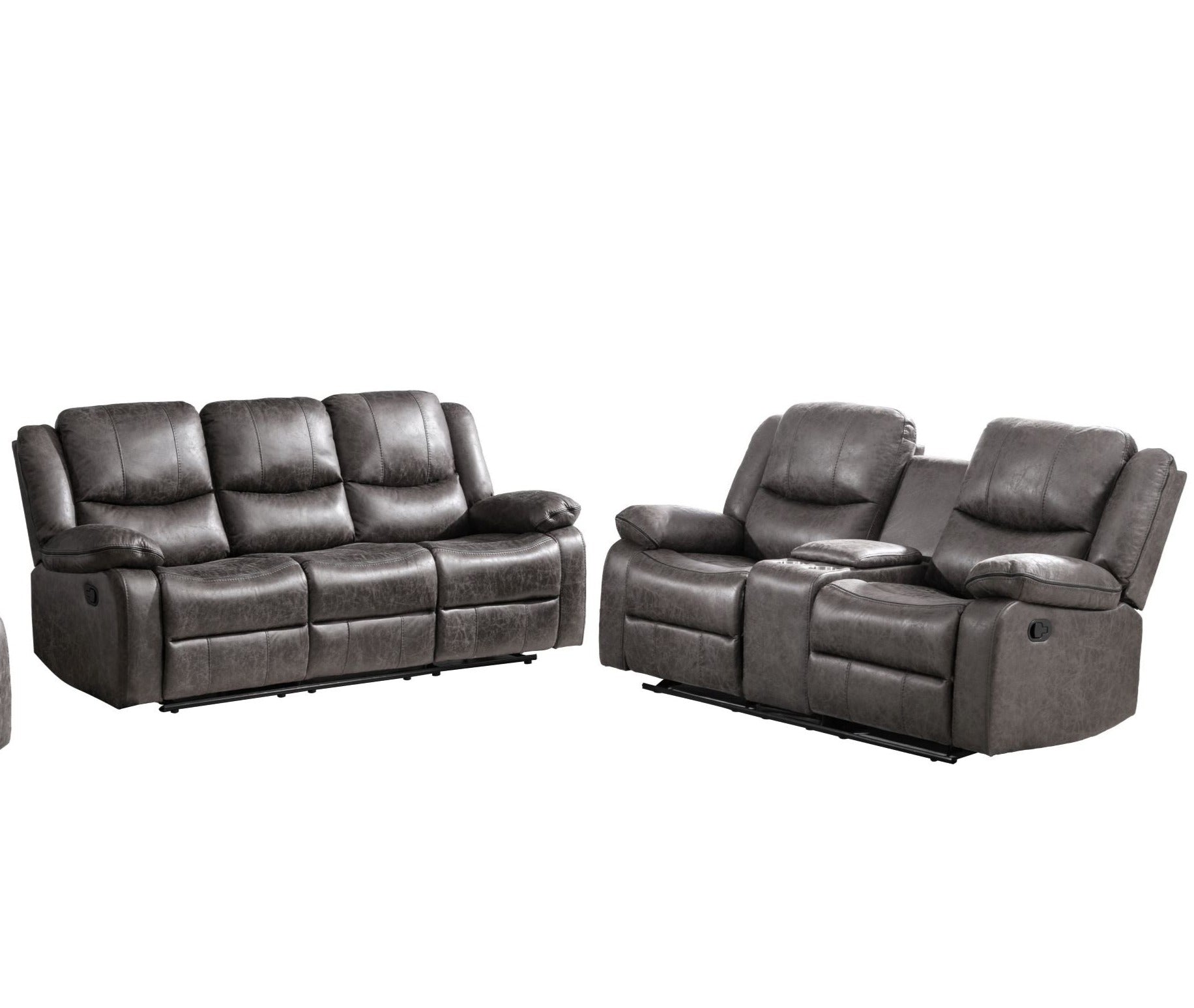 Everett reclining sofa collection 99849GRY