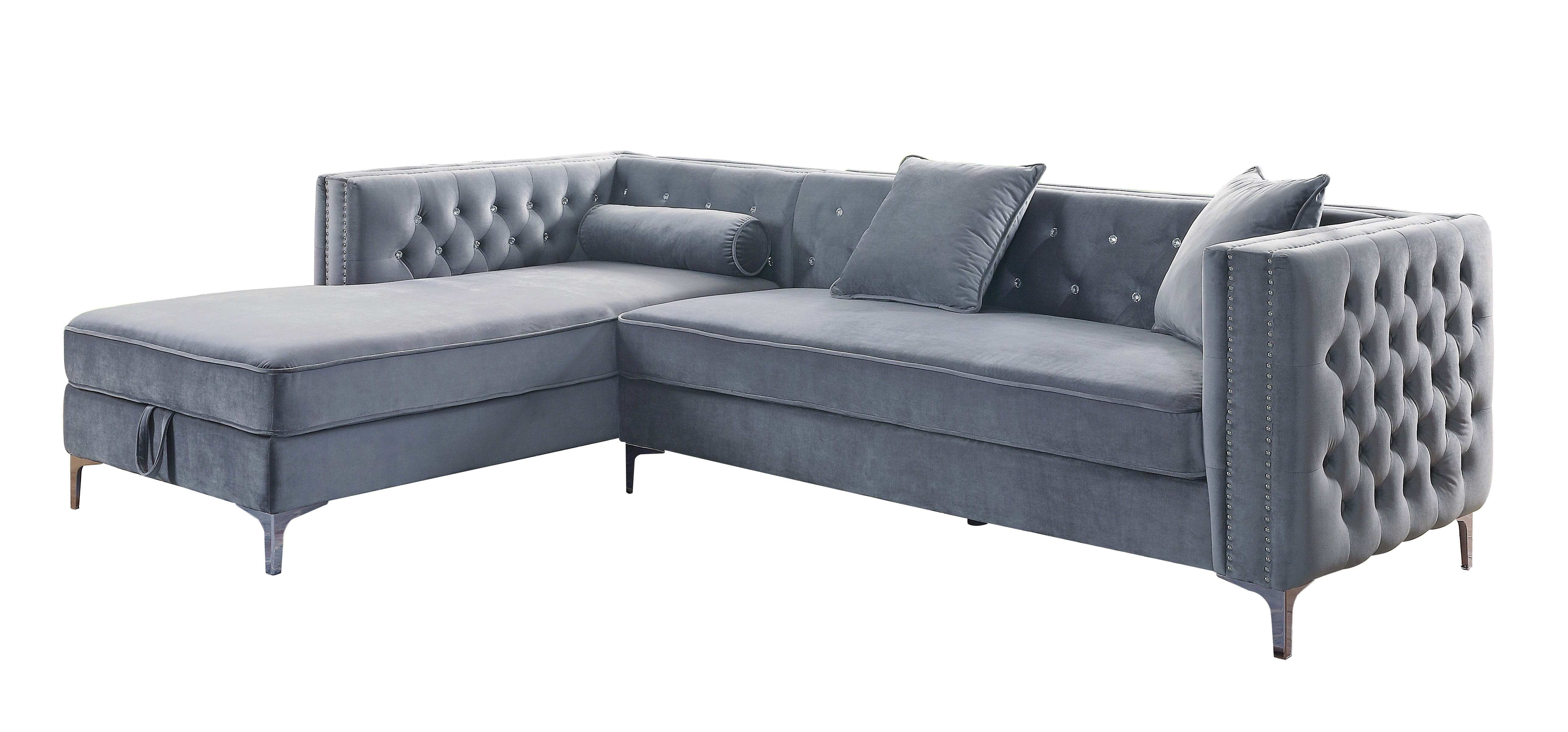 Celeste Sectional Sofa Grey 99871
