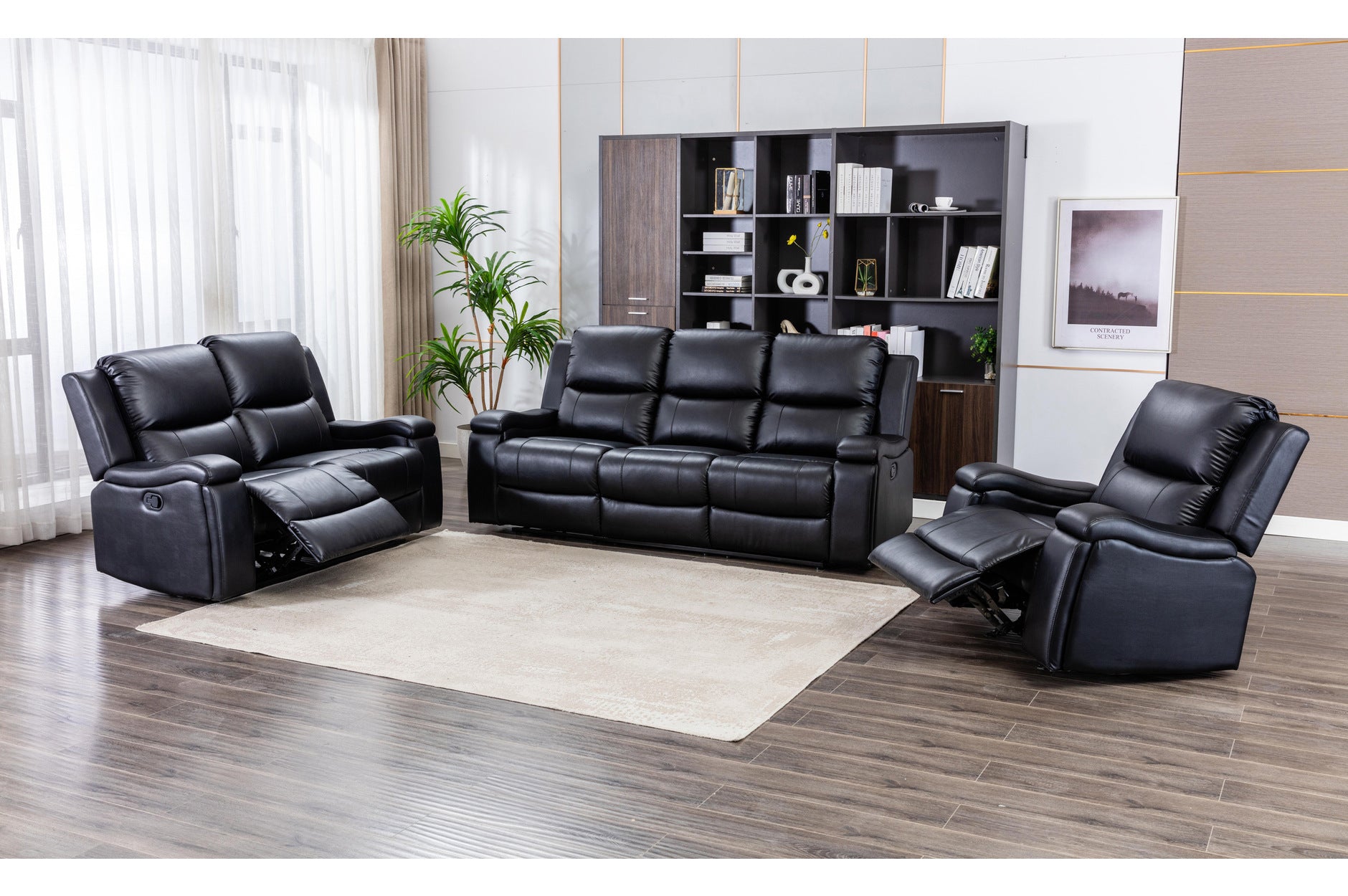 Maddox Seating Collection 99917BLK
