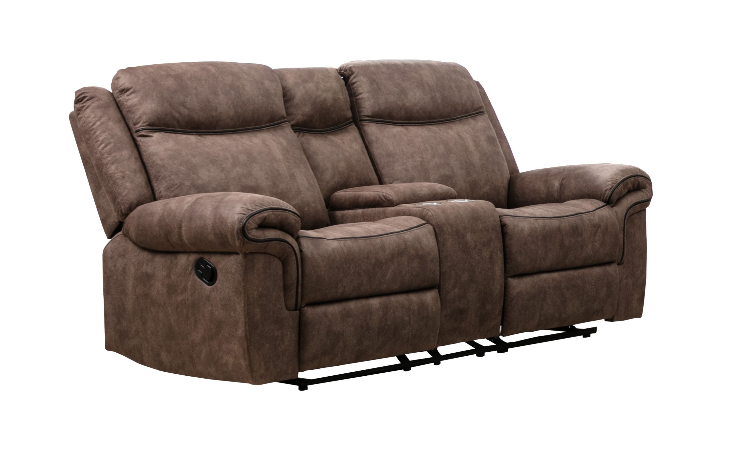Rodney Recliner Collection - Brown Fabric 99919