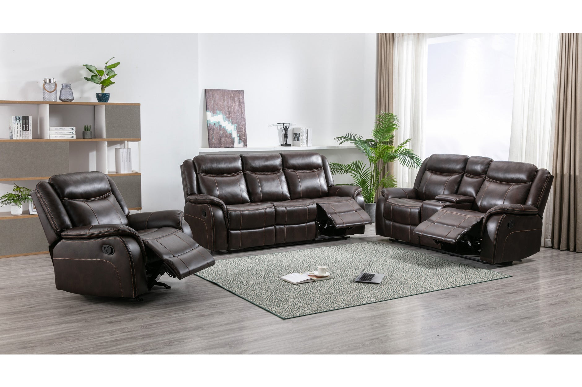 Brown Leather Paxton Sofa Collection 99926BRW
