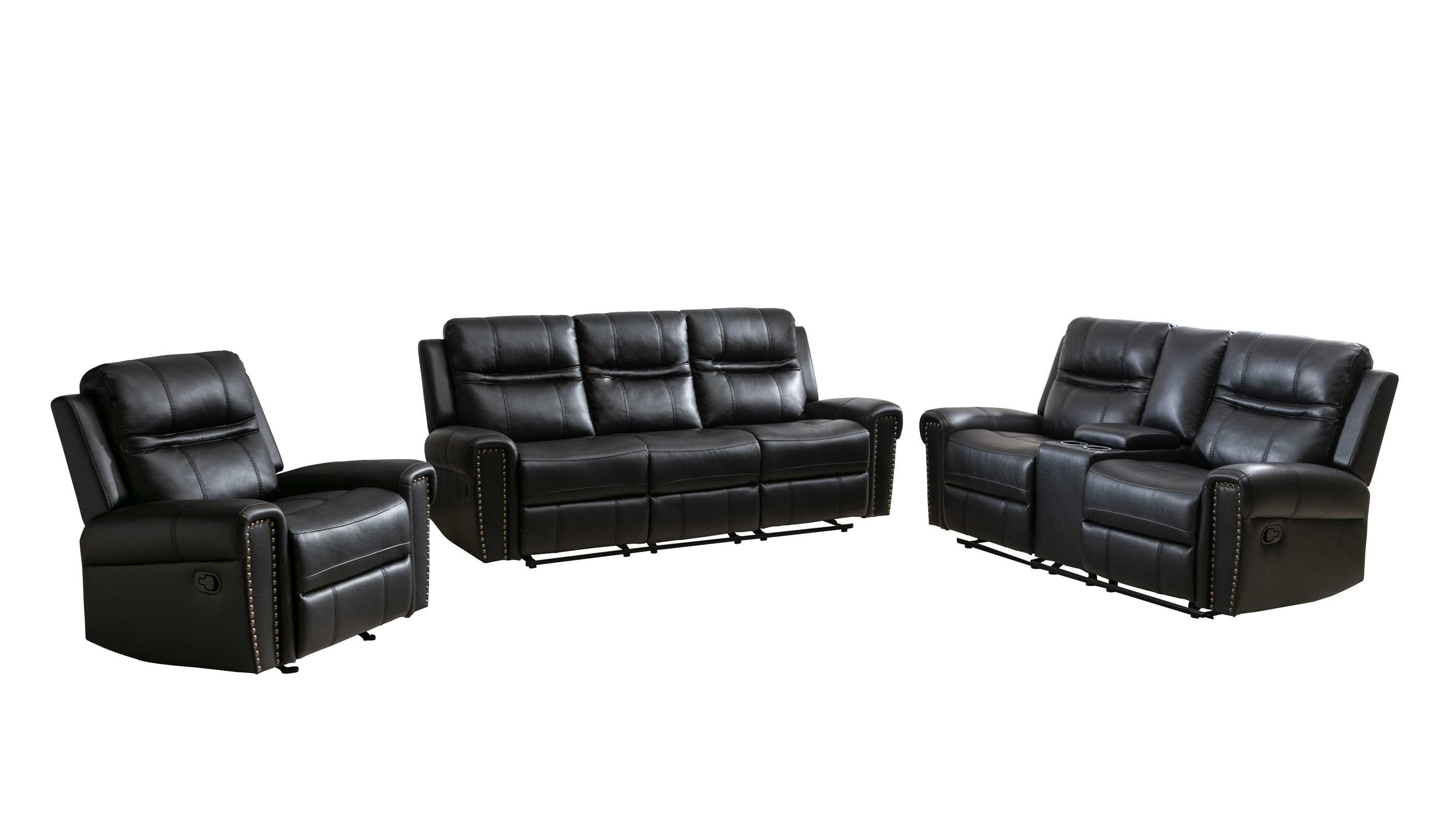Emerson sofa collection Black 99927