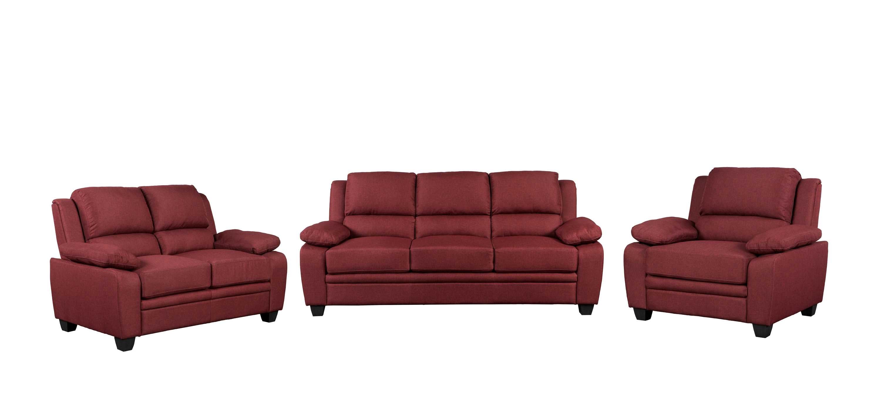 Darien Sofa Collection Red 9151RD