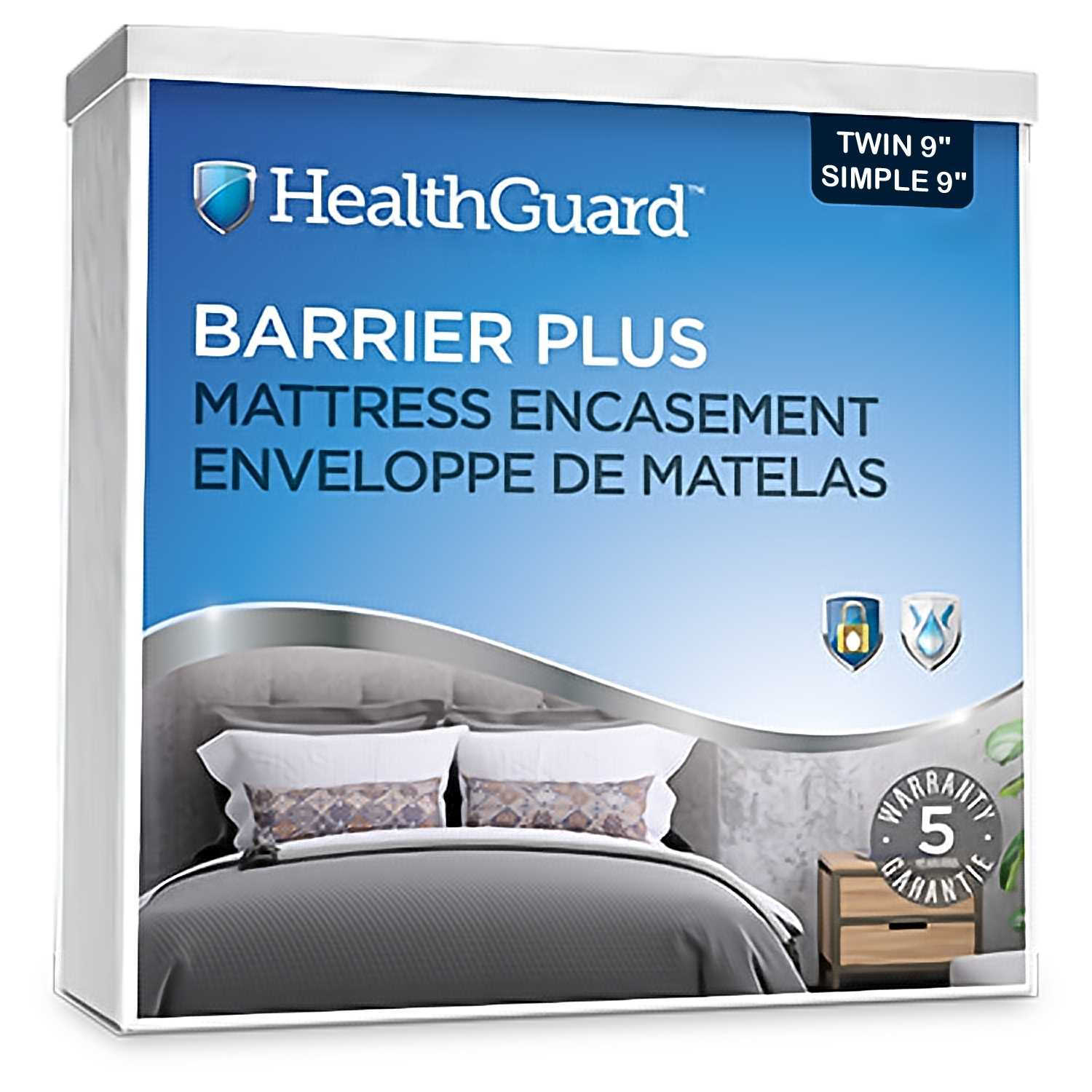 Health Guard Barrier Plus Mattress Encasement Single / Twin