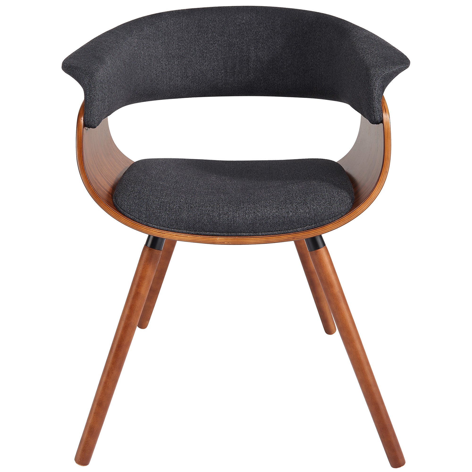 Holt Accent/Dining Chair in Charcoal and Walnut 403-981CH