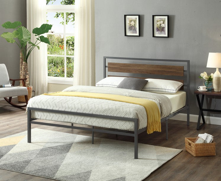 Wood Panel Bed # 5250