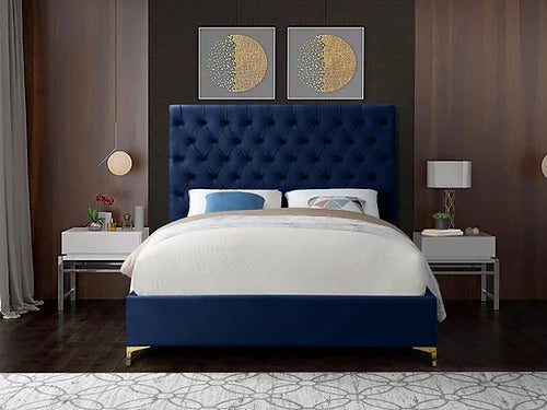 Blue Velvet Bed IF 5641